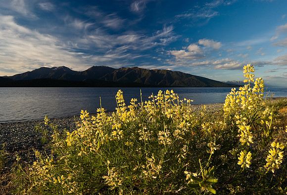 Sunset in Te Anau