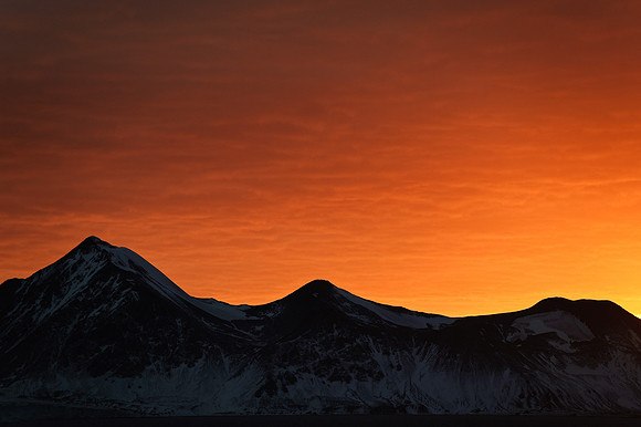 Sunrise over Livingston Island