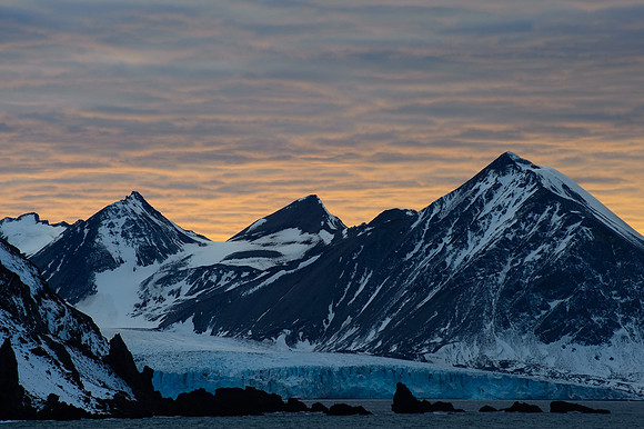 Sunrise over Livingston Island
