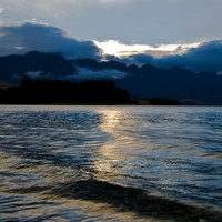 Sunrise over Lake Wakatipu and The Remarkables